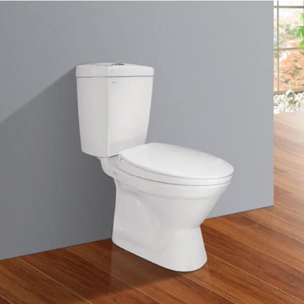 Bồn cầu 2 khối Viglacera Vi66 (Nắp thường)
