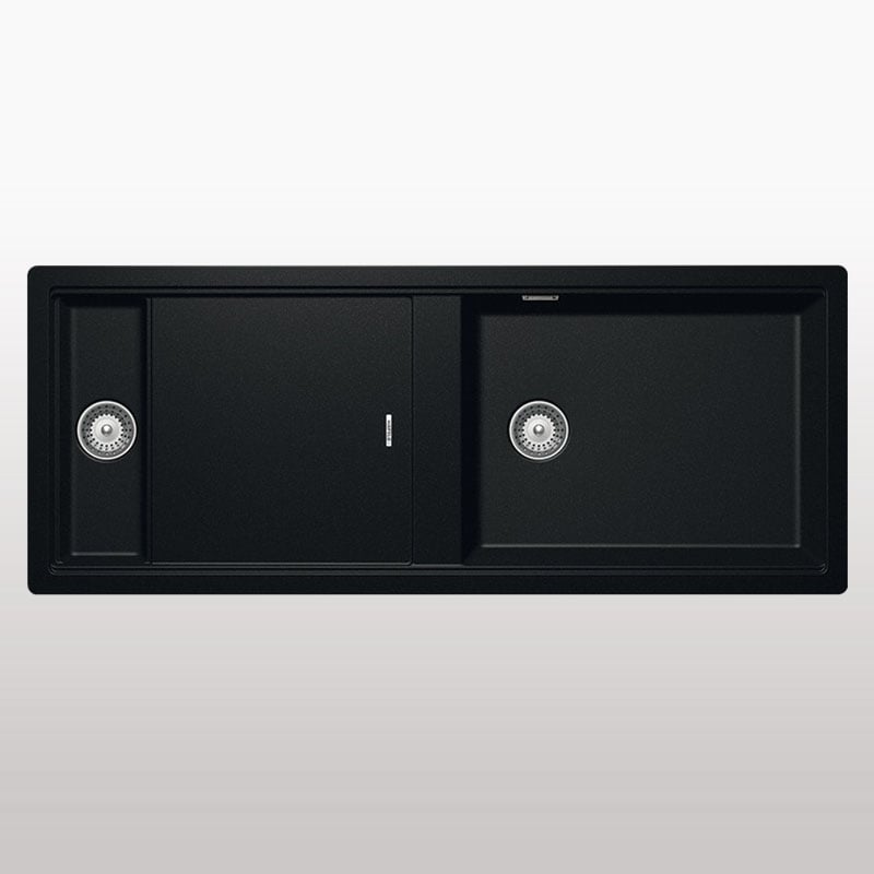 Chậu đá Hafele Workstation HS19-GKD2S120 / Màu đen, Mã số: 570.35.340 Chậu đá Hafele Workstation HS19-GKD2S120 / Màu đen, Mã số: 570.35.340
