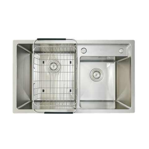 Chậu Rửa Chén 2 Hộc Overmount sink Konox KN7847DO