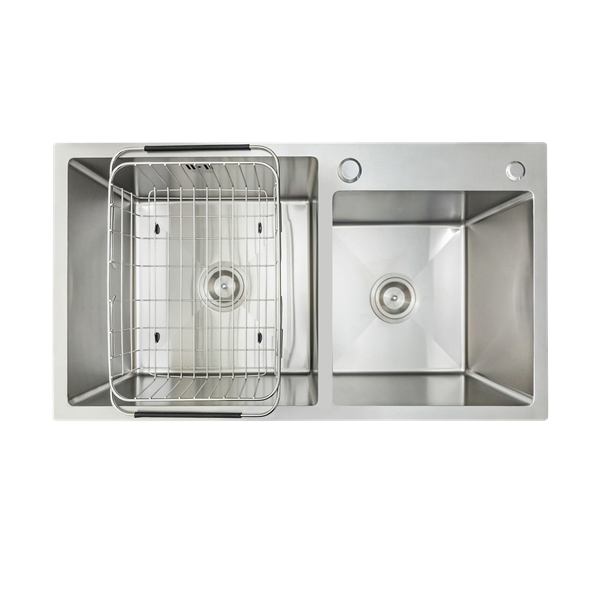 Chậu Rửa Chén 2 Hộc Overmount sink Konox KN8245DO
