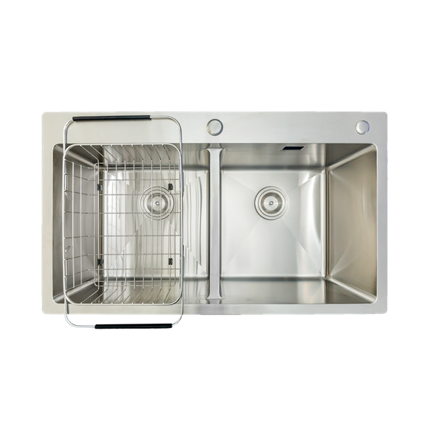 Chậu Rửa Chén 2 Hộc Overmount sink Konox KN8248DOB