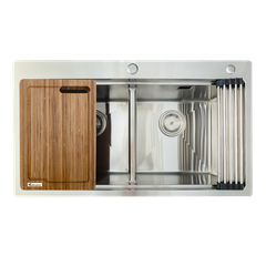 Chậu Rửa Chén 2 Hộc Topmount sink Konox KN8850TD