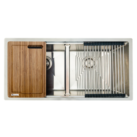 Chậu Rửa Chén 2 Hộc Undermount sink Konox KN8745DUB