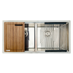 Chậu Rửa Chén 2 Hộc Undermount sink Konox KN8745DUB
