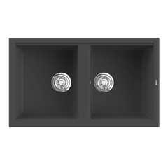 Chậu rửa chén đá Konox Phoenix 860 Black