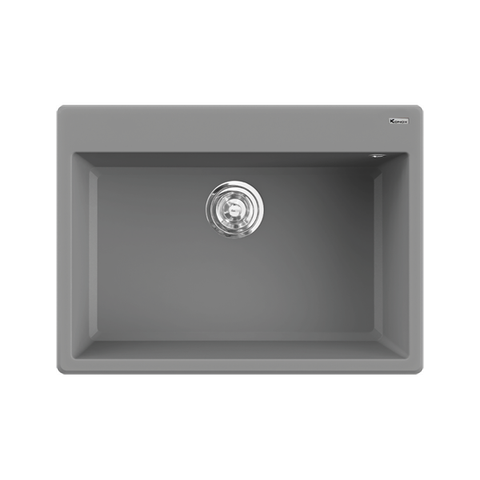 Chậu rửa chén đá Konox Ruvita 680 Grey
