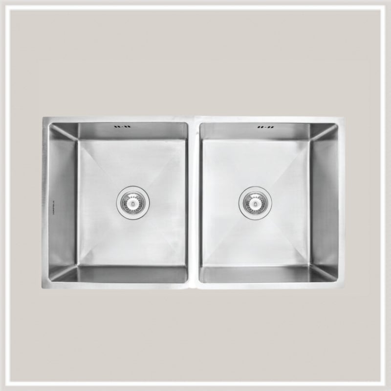 Chậu inox Hafele HS19-SSN2S90M / 2 Hộc bằng nhau, Mã số 567.23.050