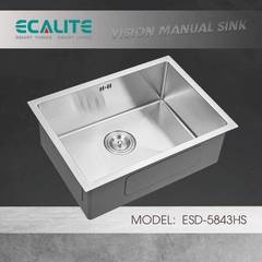 Chậu rửa chén Vision Manual Sink Ecalite ESD-5843HS ảnh 1