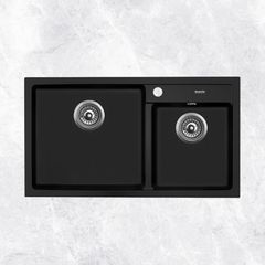 Chậu rửa đá đôi Granite 2A-Series Ecalite EGS-6005.28648HB ảnh 1