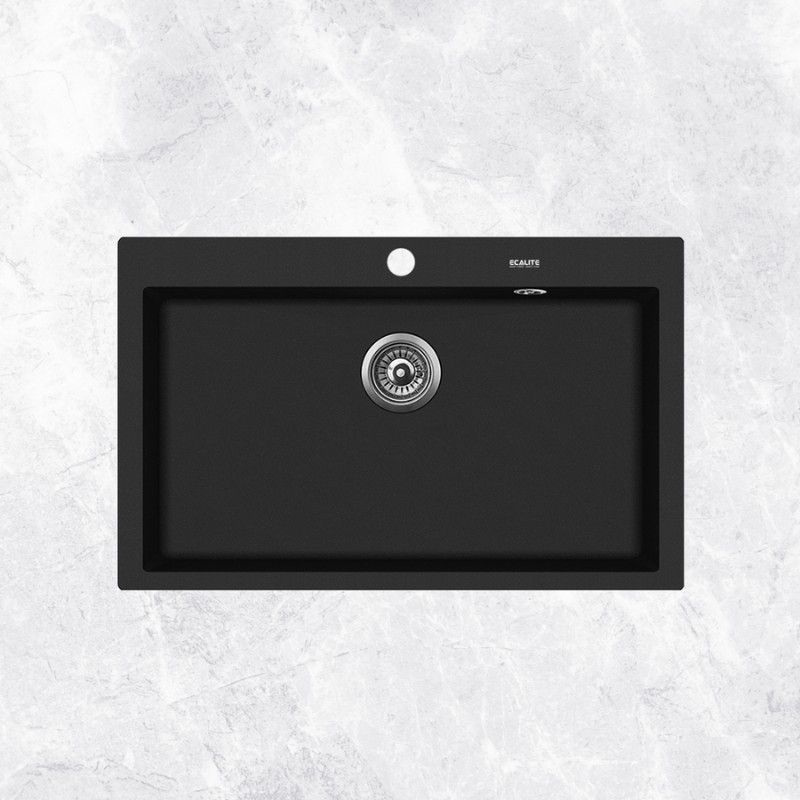  Chậu rửa chén đá Granite 1 hộc lớn 1A-Series Ecalite EGS-6001.27545HB 