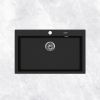 Chậu rửa chén đá Granite 1 hộc lớn 1A-Series Ecalite EGS-6001.27545HB