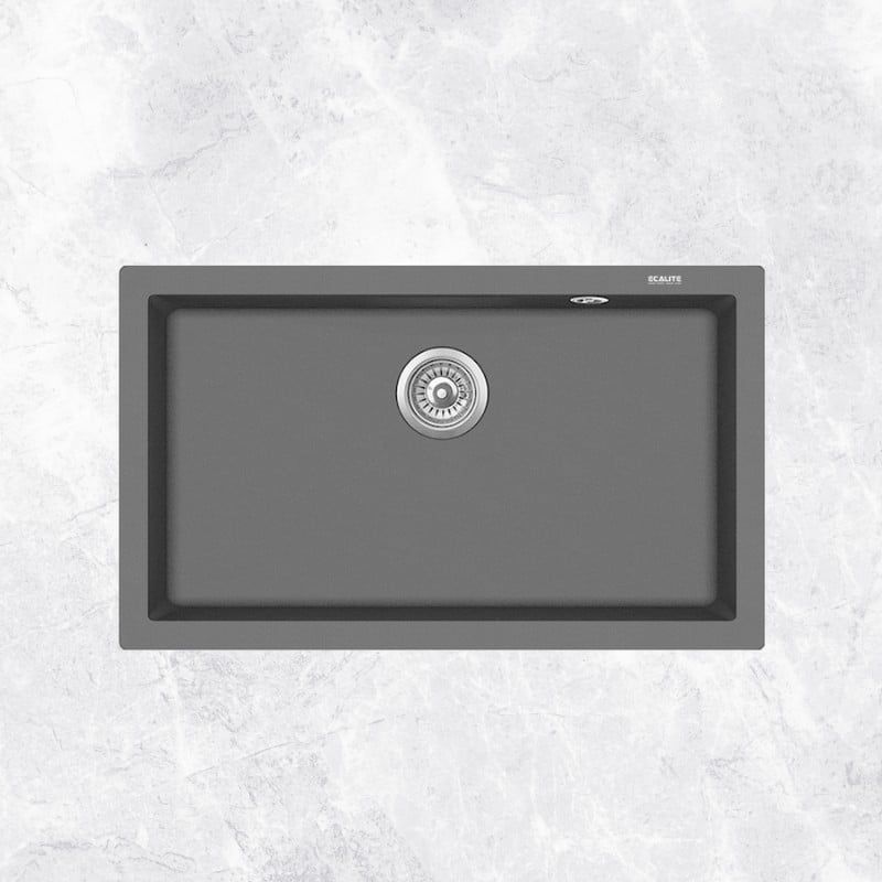  Chậu rửa chén đá Granite 1 hộc lớn 1A-Series Ecalite EGS-6001.7545LG 