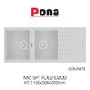  Chậu rửa Pona TOE2-D200 