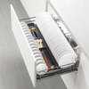 Kệ bát đĩa đa năng tủ dưới, nan Oval Grey N-Series Ecalite EKA-N7001 