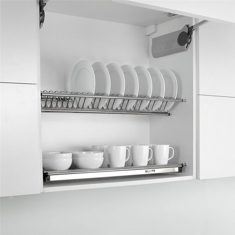 Kệ chén cố định tủ trên V Bowl-Rack Ecalite EL-BV90H