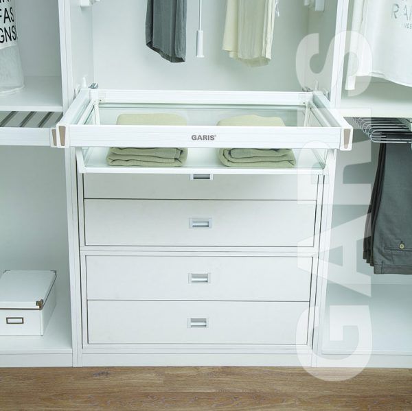 Kệ Để Đồ Gập Vách Kính Garis GW02.60