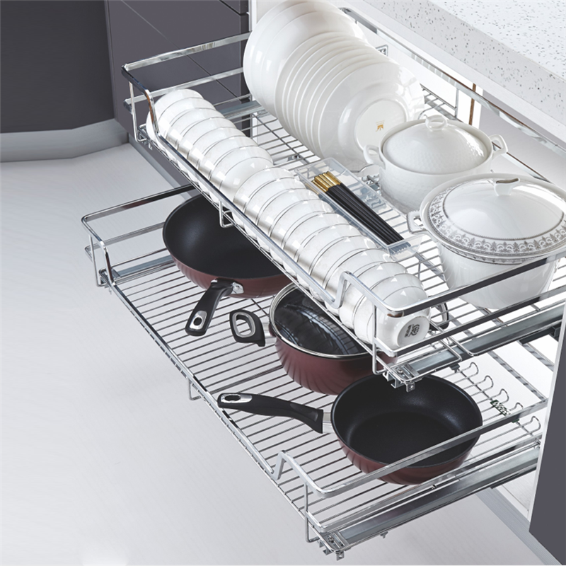  Kệ xoong nồi tủ dưới Four-side Multi Flat Wire Ecalite EL-EP8003SC 