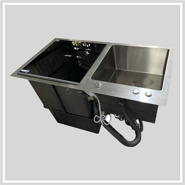  Máy Rửa Chén Tích Hợp Chậu Rửa Kaff KF-SWM6 - Hàng chính hãng 