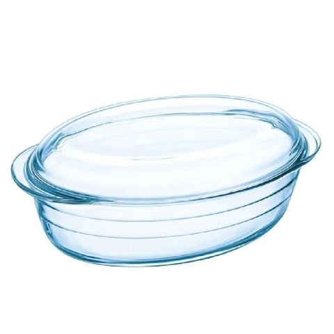 Ocuisine - Tô Gốm Thủy Tinh Oval 4L