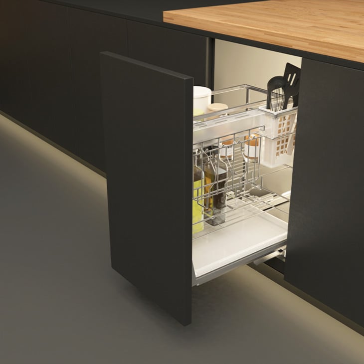 Rổ gia vị đa năng 400mm Hafele Cucina 549.20.015 Rổ gia vị đa năng 400mm Hafele Cucina 549.20.015