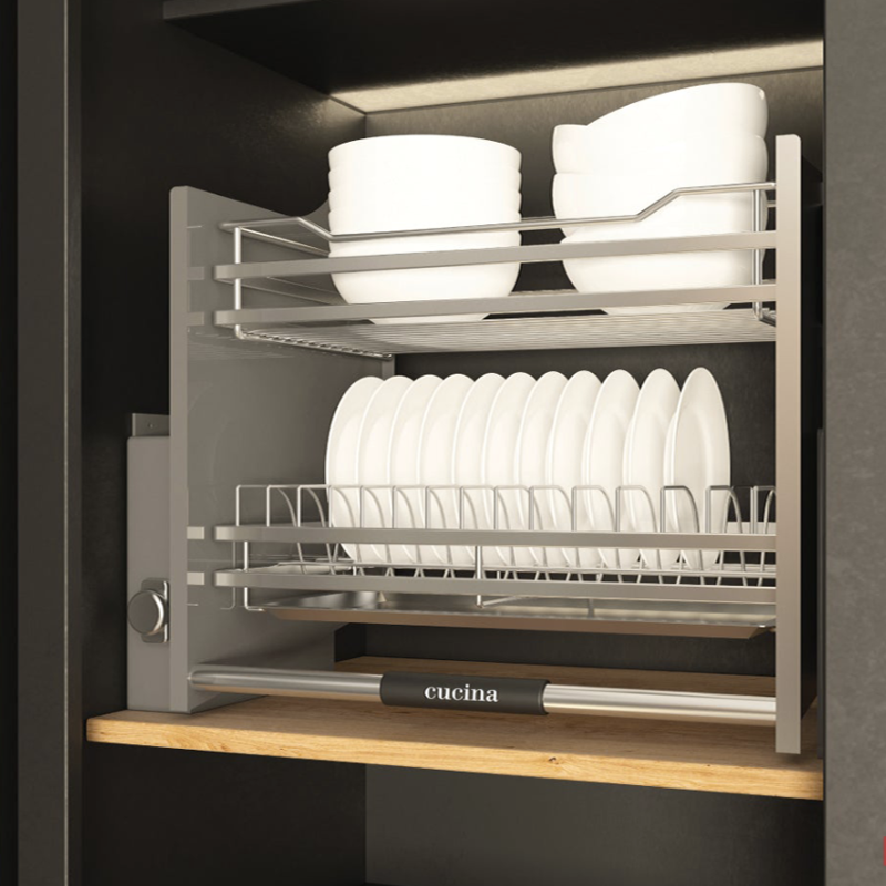 Rổ Chén Di Động Lento 700mm Cucina Hafele 504.76.015 Rổ Chén Di Động Lento 700mm Cucina Hafele 504.76.015