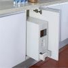  Thùng gạo âm tủ cánh mở, ray trượt giảm chấn Pull-out Ecalite NRC15P 
