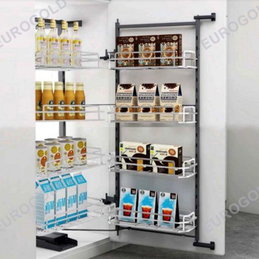  Tủ đồ khô inox 304 nan dẹt 4 tầng Eurogold EPL80445 