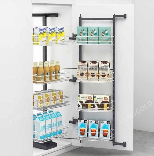  Tủ đồ khô nan tròn 4 tầng cánh mở Euroglod EP80445 