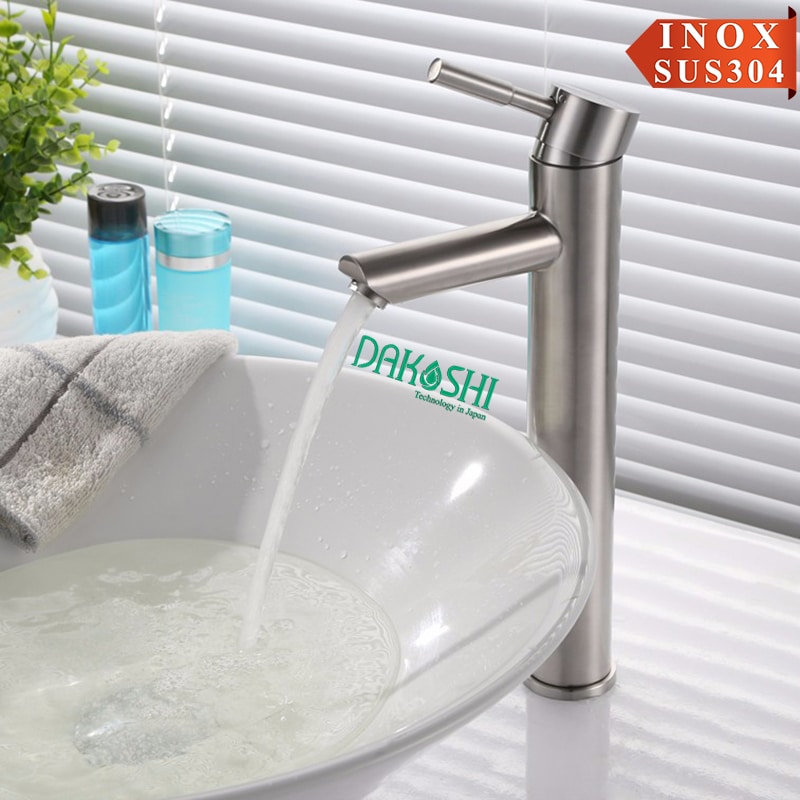 Vòi lavabo inox mờ Viglacera Dakoshi I207