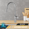  Vòi rửa chén nóng lạnh dây rút Pull-down Ecalite EF-K134S 