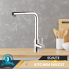  Vòi rửa chén nóng lạnh dây rút Pull-down Ecalite EF-K185S 