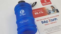 Bình đựng nước Kangen 2L màu xanh ảnh 2