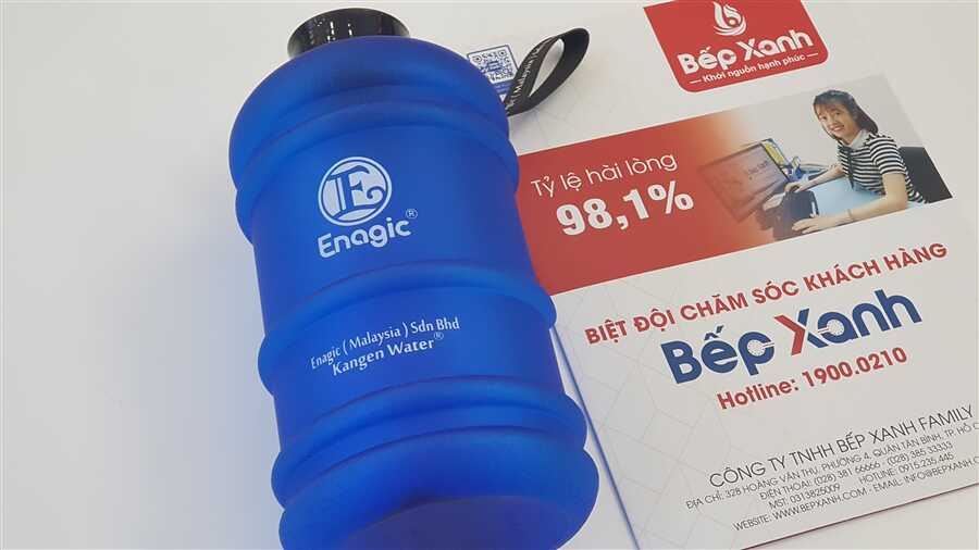 Bình đựng nước Kangen 2L màu xanh – ảnh 4