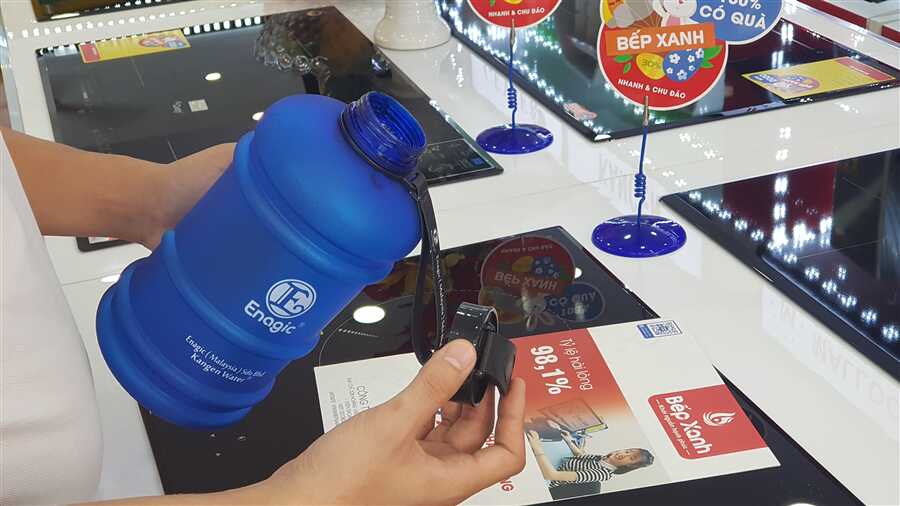 Bình đựng nước Kangen 2L màu xanh – ảnh 6