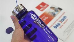Bình đựng nước Kangen 1L màu tím ảnh 2