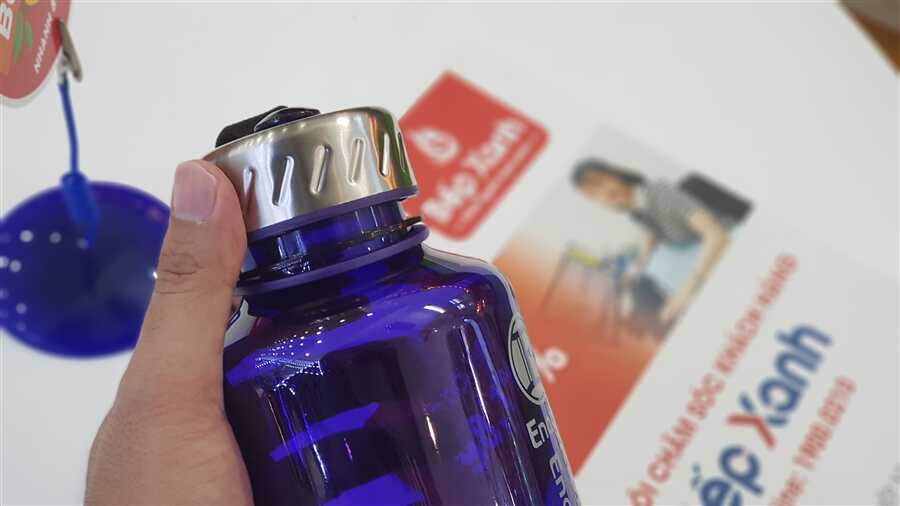 Bình đựng nước Kangen 1L màu tím – ảnh 3