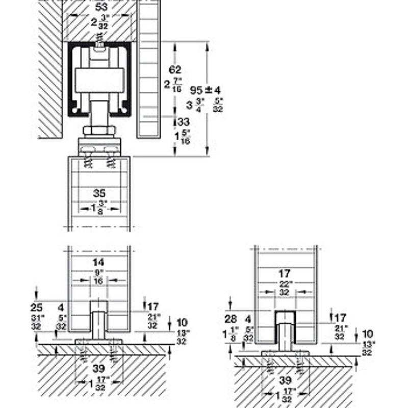 Bộ Các Thành Phần Hawa Junior 160/A Hafele 941.60.001 – ảnh 5