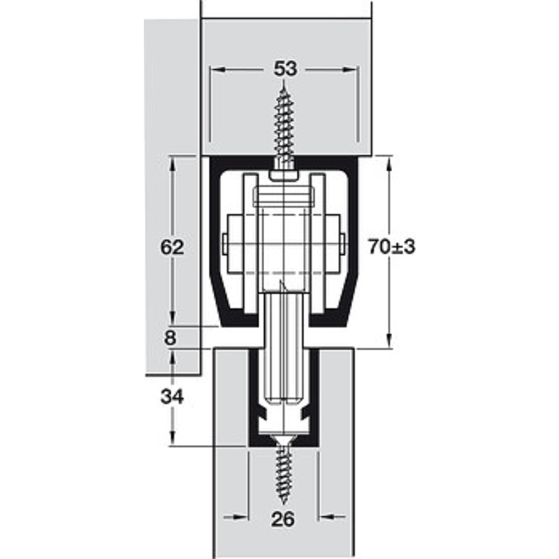 Bộ Các Thành Phần Hawa Junior 160/B Hafele 941.60.002 – ảnh 2