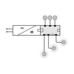 Bộ chia Hafele 833.95.829 - 3 công tắc ảnh 3