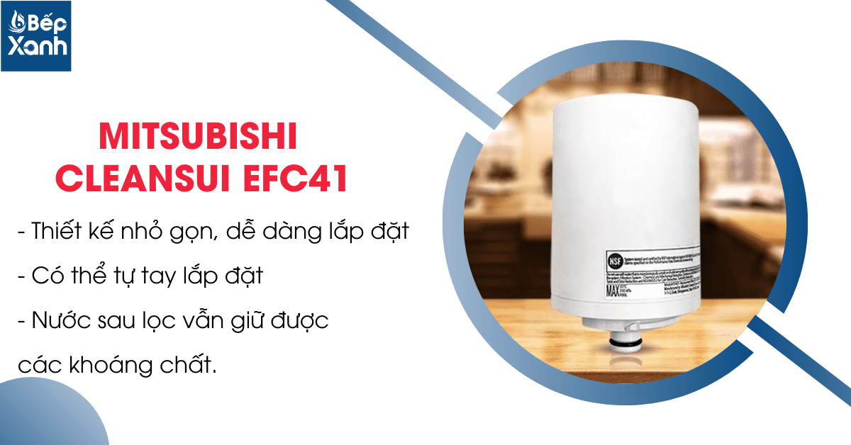Lõi Lọc Cleansui EFC41 / Tuổi thọ 900 Lít / Thay cho Bộ Lọc Cleansui EF401 – ảnh 4