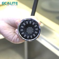 Vòi rửa chén nóng lạnh dây rút Pull-out Ecalite EF-K572C ảnh 10