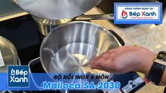 Bộ nồi inox 6 món Malloca SA-2030 ảnh 5
