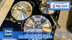 Bộ nồi inox 6 món Malloca SA-2030 ảnh 9