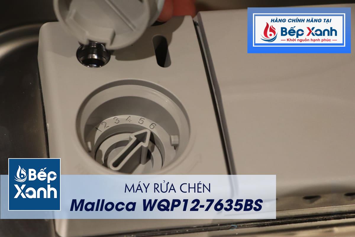Máy rửa chén Malloca WQP12-7635BS - Vận hành êm, vệ sinh dễ dàng Máy rửa chén Malloca WQP12-7635BS - Vận hành êm, vệ sinh dễ dàng