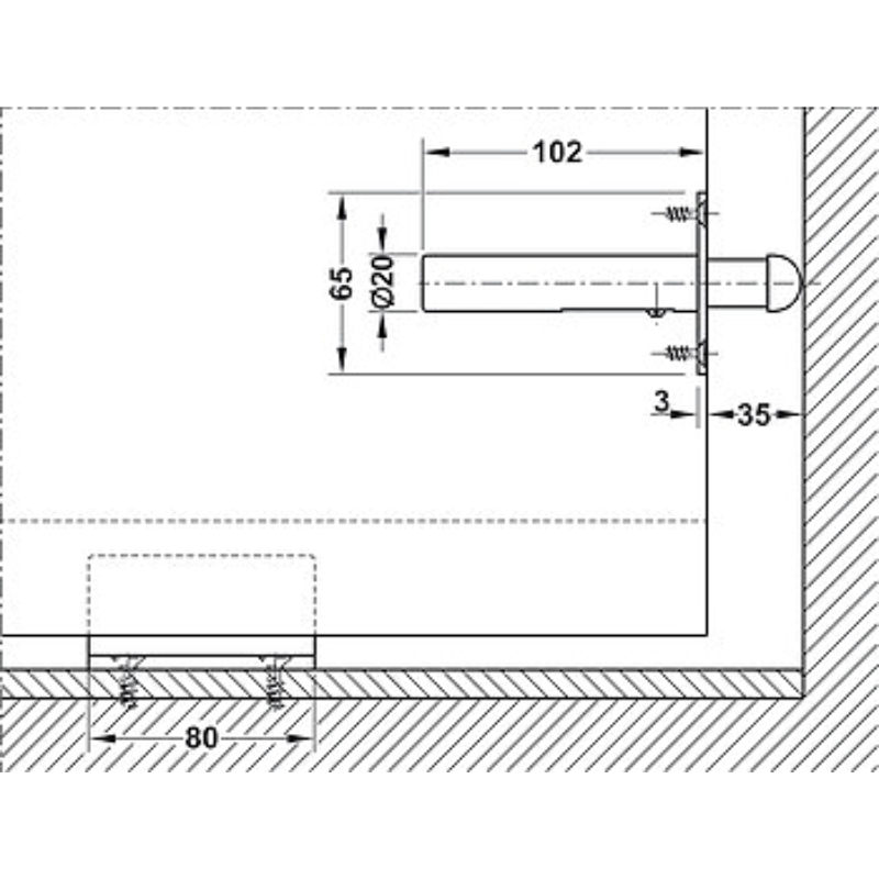 Bộ Các Thành Phần Hawa Super 500/B Hafele 942.41.000 – ảnh 3