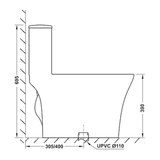 Bồn Cầu 1 Khối Sapporo Hafele 588.79.406
