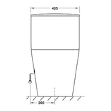 Bồn Cầu 1 Khối Sapporo Hafele 588.79.406