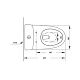 Bồn Cầu 1 Khối Sapporo Hafele 588.79.406