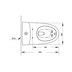 Bồn Cầu 1 Khối Sapporo Hafele 588.79.406 ảnh 6