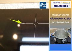 Bếp điện từ 3 vùng nấu Malloca MH-03IRB S / Bếp 2 từ 1 điện, kính Eurokera ảnh 10